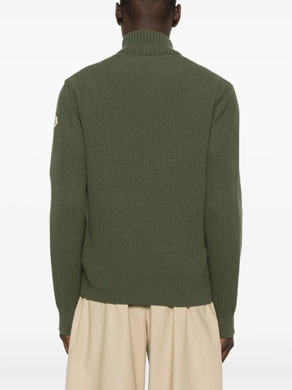 Image de l'article Cardigan bi-matière de la marque Moncler pour Homme - Saison Automne-Hiver 2025 - Vue détaillée_4