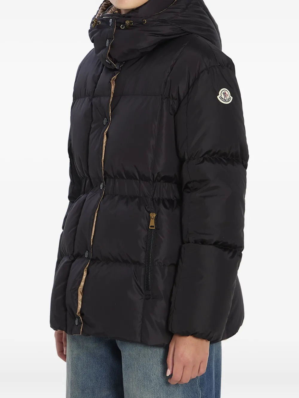 Image of the Agneux down jacket from the Moncler brand for Women - Autumn-Winter Season 2025 - Back View