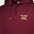 Immagine dell'articolo Felpa con cappuccio con slogan del marchio Drole De Monsieur per Uomo - Stagione Autunno-Inverno 2025 - Vista Dettagliata_1