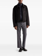 Image de l'article Veste bi-matière de la marque Prada pour Homme - Saison Automne-Hiver 2025 - Vue de Dos