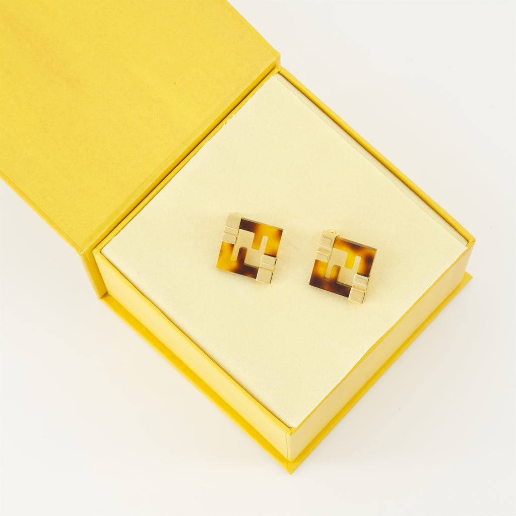 Joyería Pendientes Forever Fendi Oro Femme