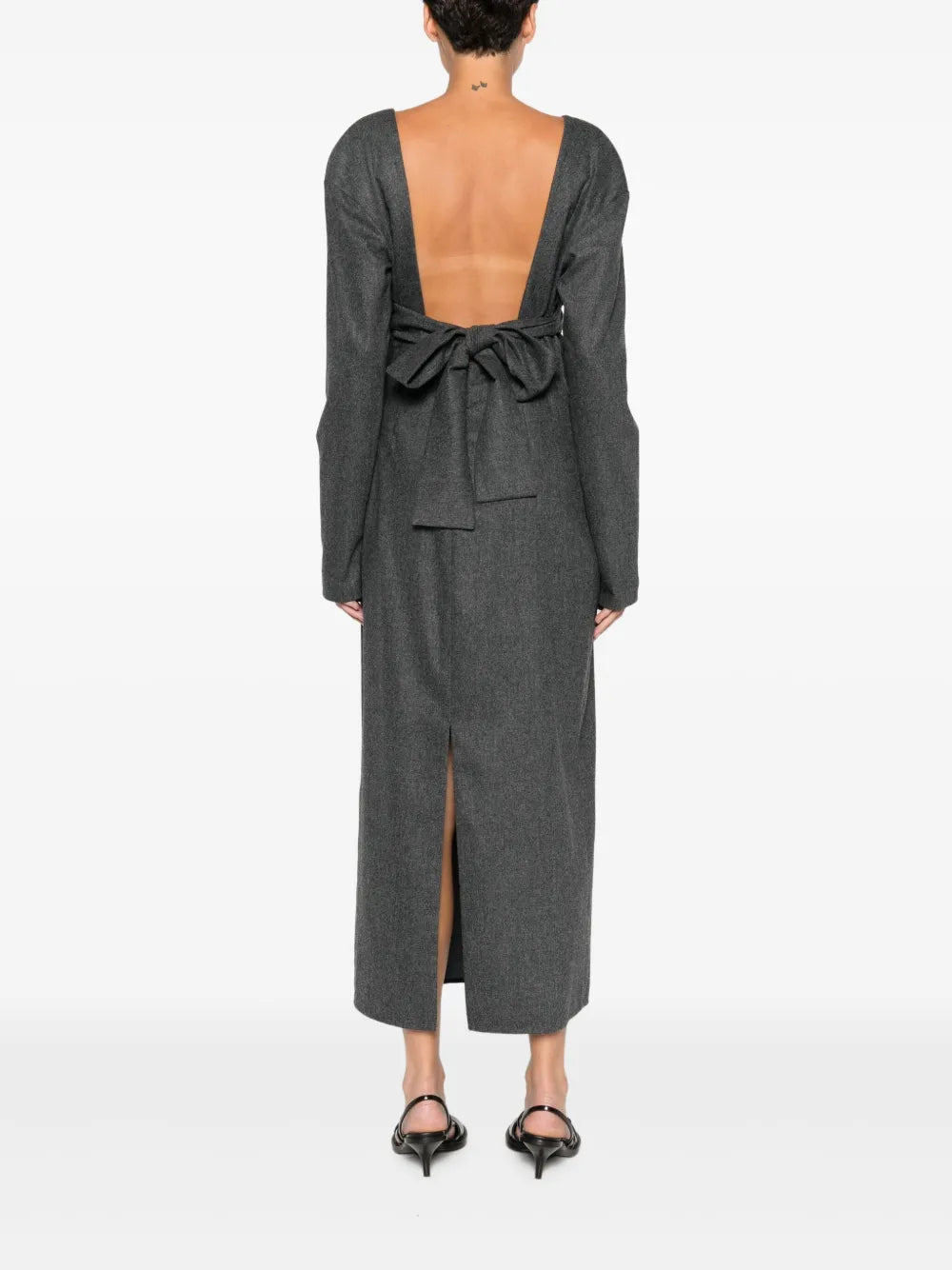 Image de l'article Robe longue Aubrey de la marque Khaite pour Femme - Saison Automne-Hiver 2025 - Vue détaillée_4