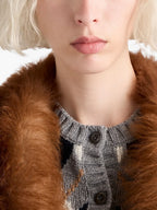 Image de l'article Cardigan en laine de la marque Prada pour Femme - Saison Automne-Hiver 2025 - Vue détaillée_5