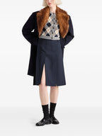 Image de l'article Cardigan en laine de la marque Prada pour Femme - Saison Automne-Hiver 2025 - Vue de Dos