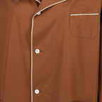 Immagine della camicia in cotone Prada per donna - Stagione Autunno-Inverno 2025 - Vista Dettagliata_1