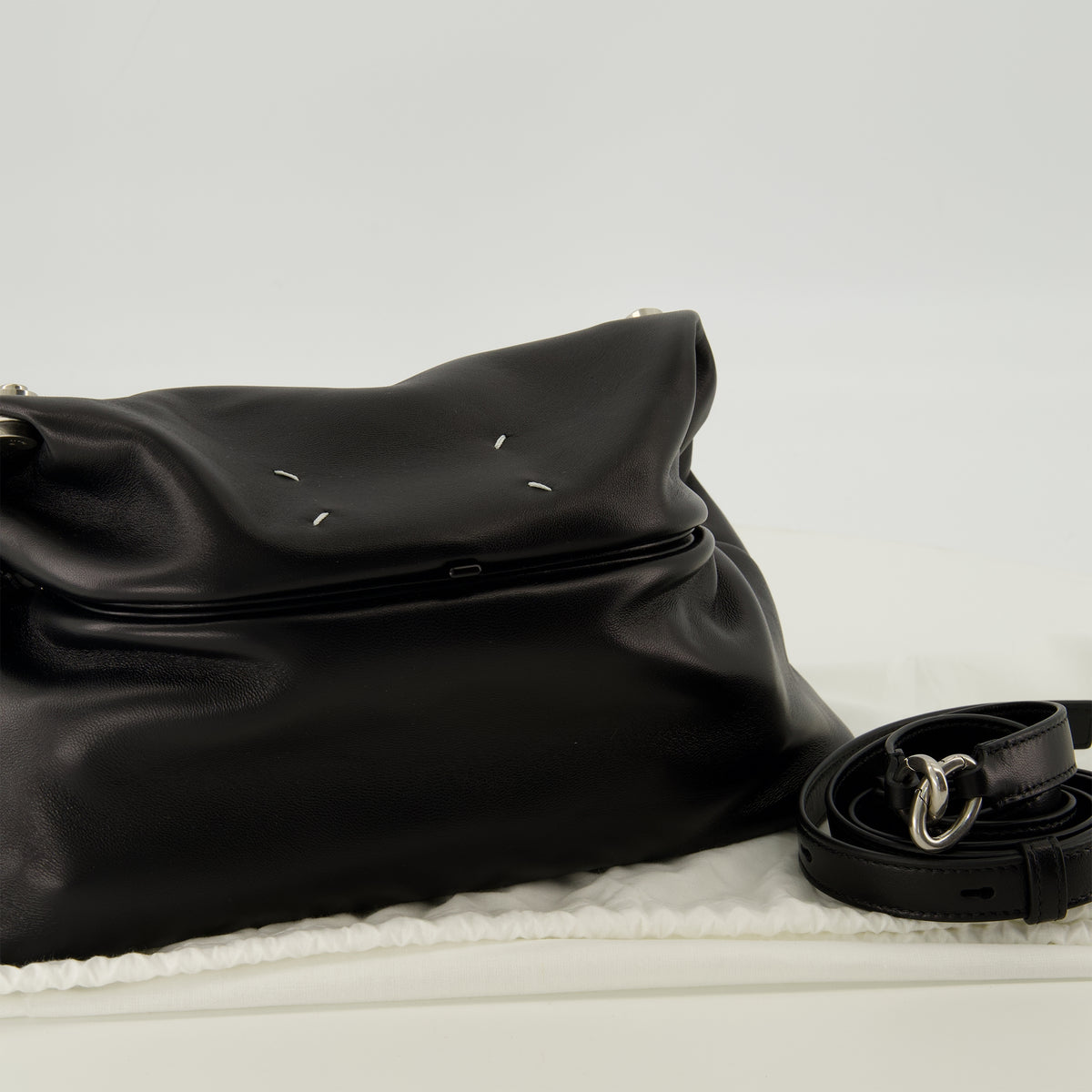 Sacs à main et épaule Sac Link small noir Mm6 Noir Femme