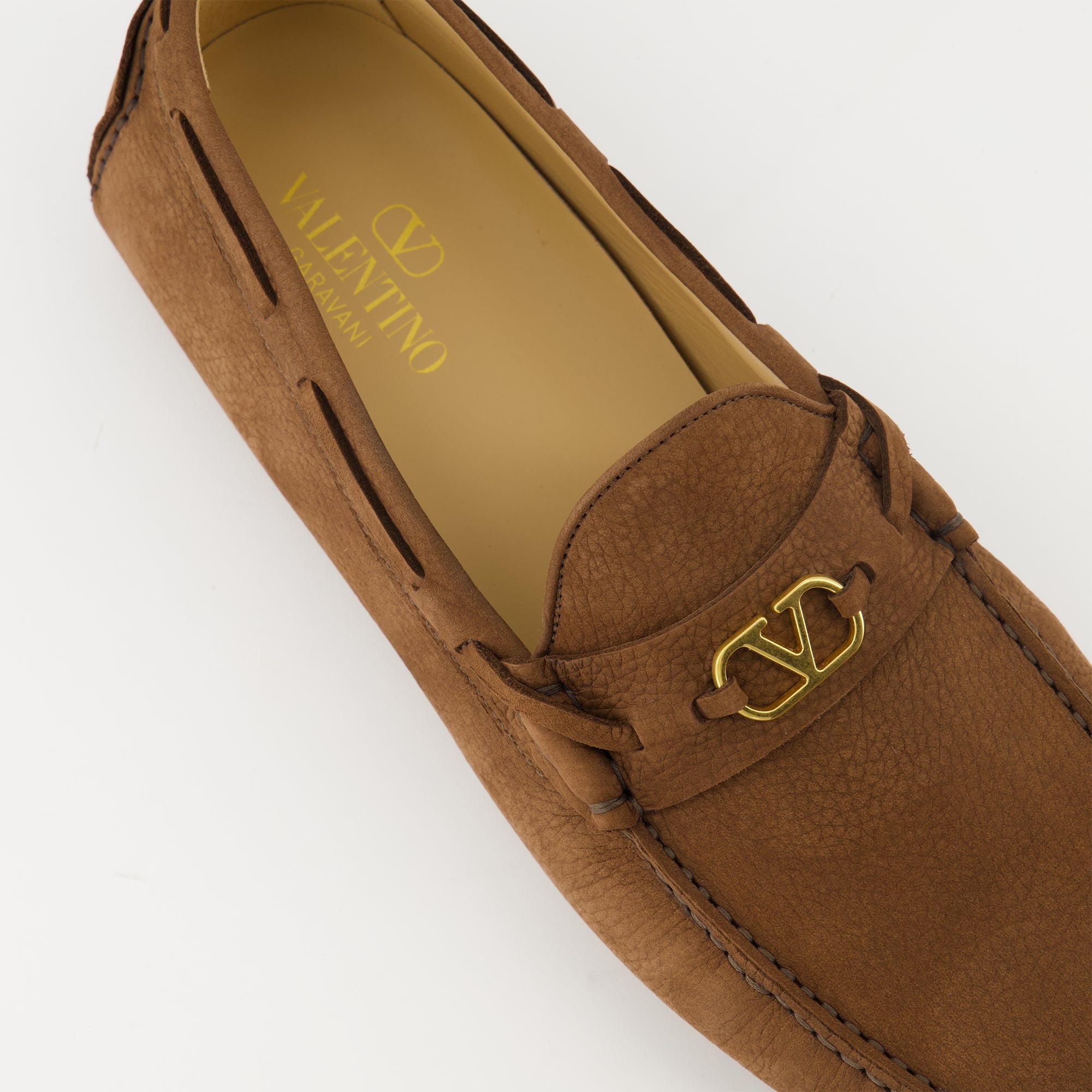 Mocassins Mocassins Driver Fastaway Valentino Garavani Marron Homme