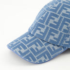 Chapéus, bonés e gorros Casquette FF en denim Fendi Azul Femme