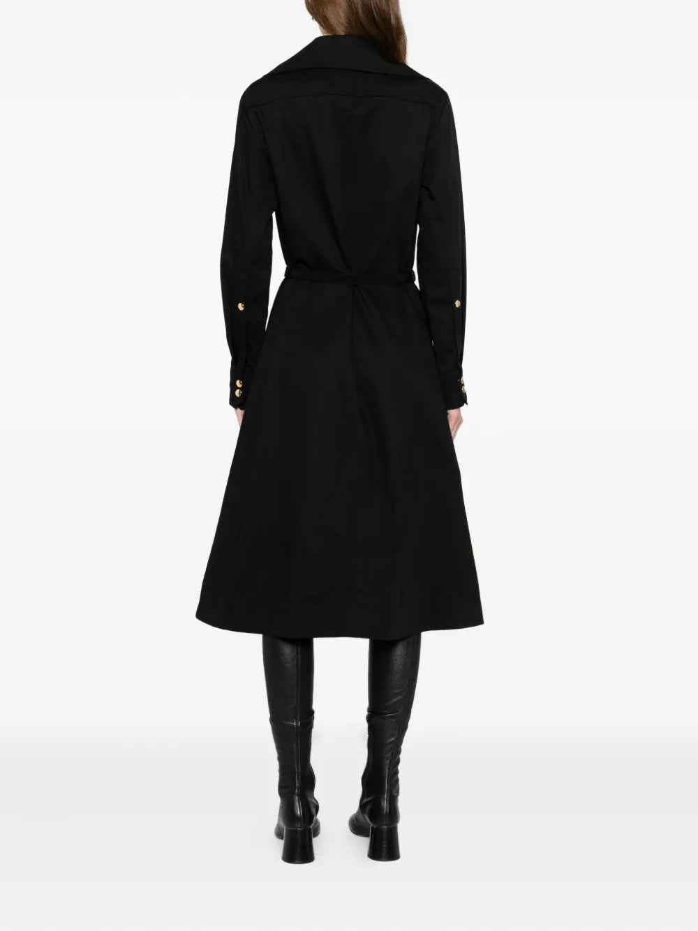 Immagine del vestito camicia di lunghezza media del marchio Patou per Donna - Stagione Autunno-Inverno 2025 - Vista Dettagliata_4