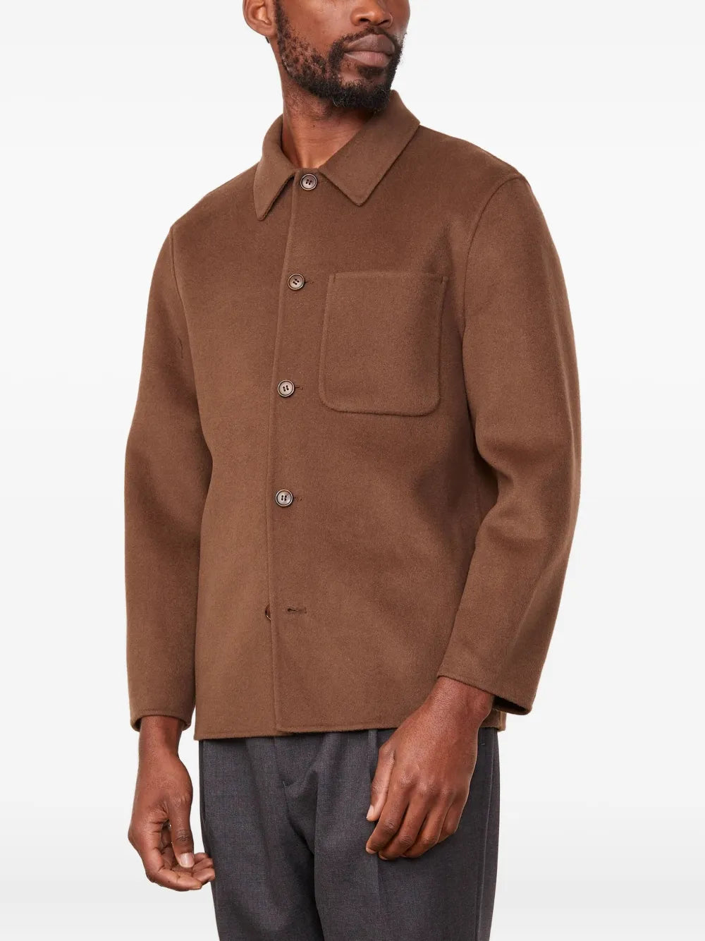 Vestes Veste Hamilton Officine Générale Marron Homme