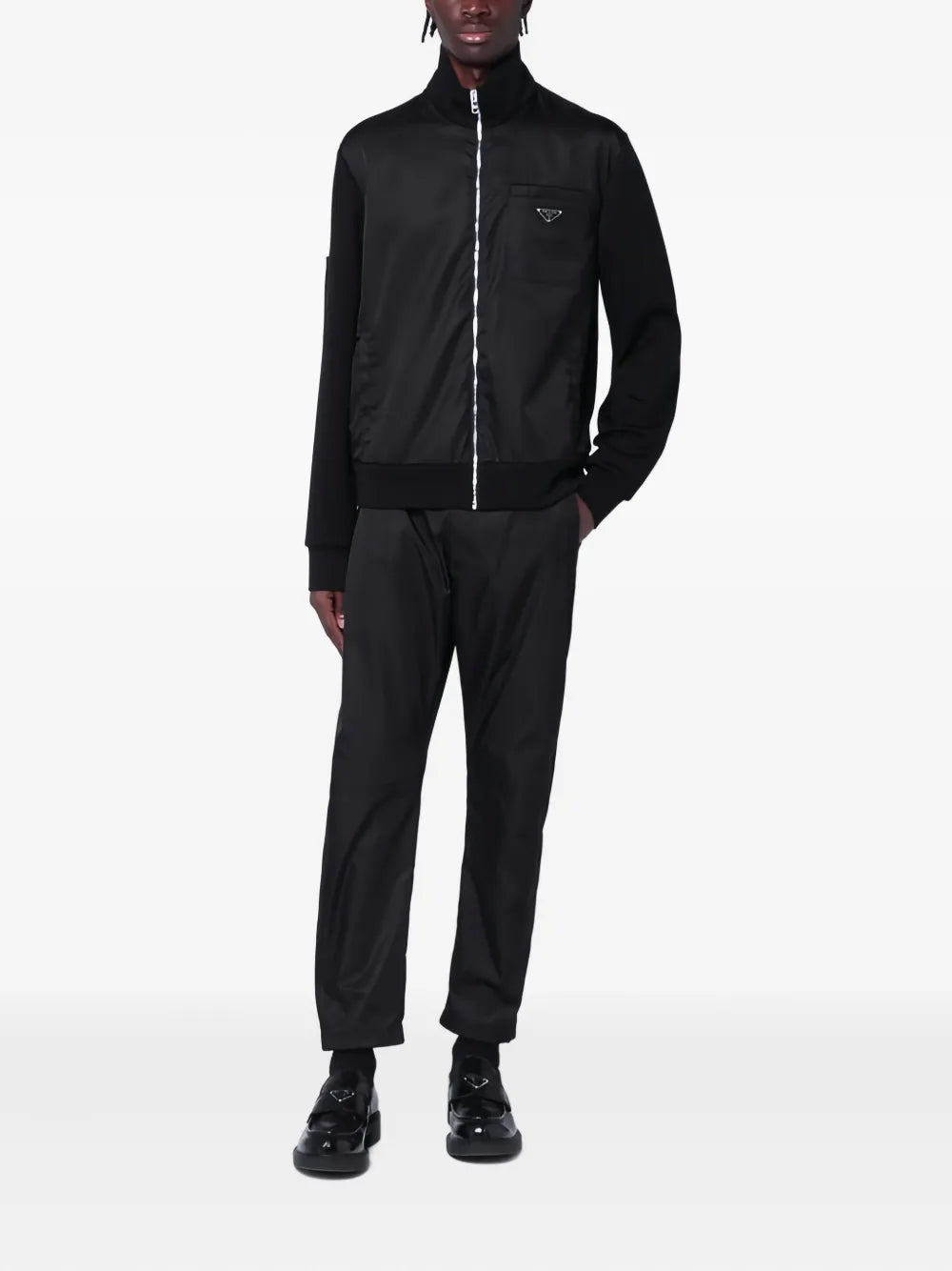 Vestes Veste en Re-Nylon Prada Noir Homme