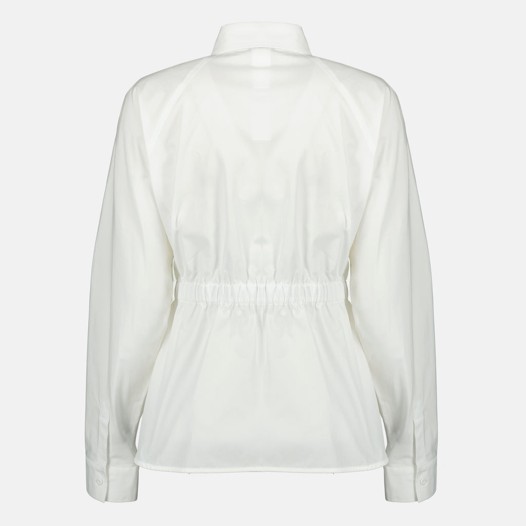 Immagine dell'articolo Camicia bianca in popeline di cotone di Max Mara per Donna - Stagione Primavera-Estate 2026 - Vista Posteriore