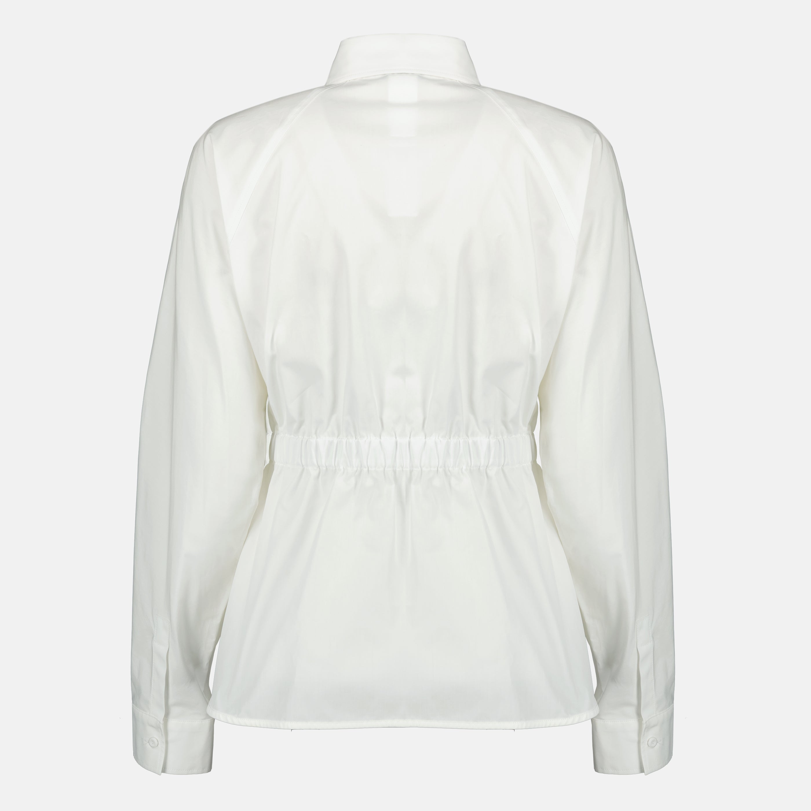 Immagine dell'articolo Camicia bianca in popeline di cotone di Max Mara per Donna - Stagione Primavera-Estate 2026 - Vista Posteriore