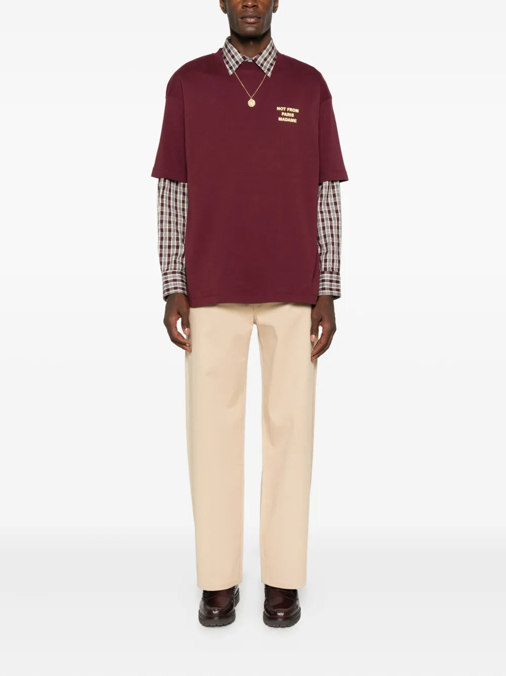 Image de l'article Pantalon baggy de la marque Drole De Monsieur pour Homme - Saison Automne-Hiver 2025 - Vue de Dos