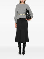 Image de l'article Pull Milo de la marque Khaite pour Femme - Saison Automne-Hiver 2025 - Vue de Dos