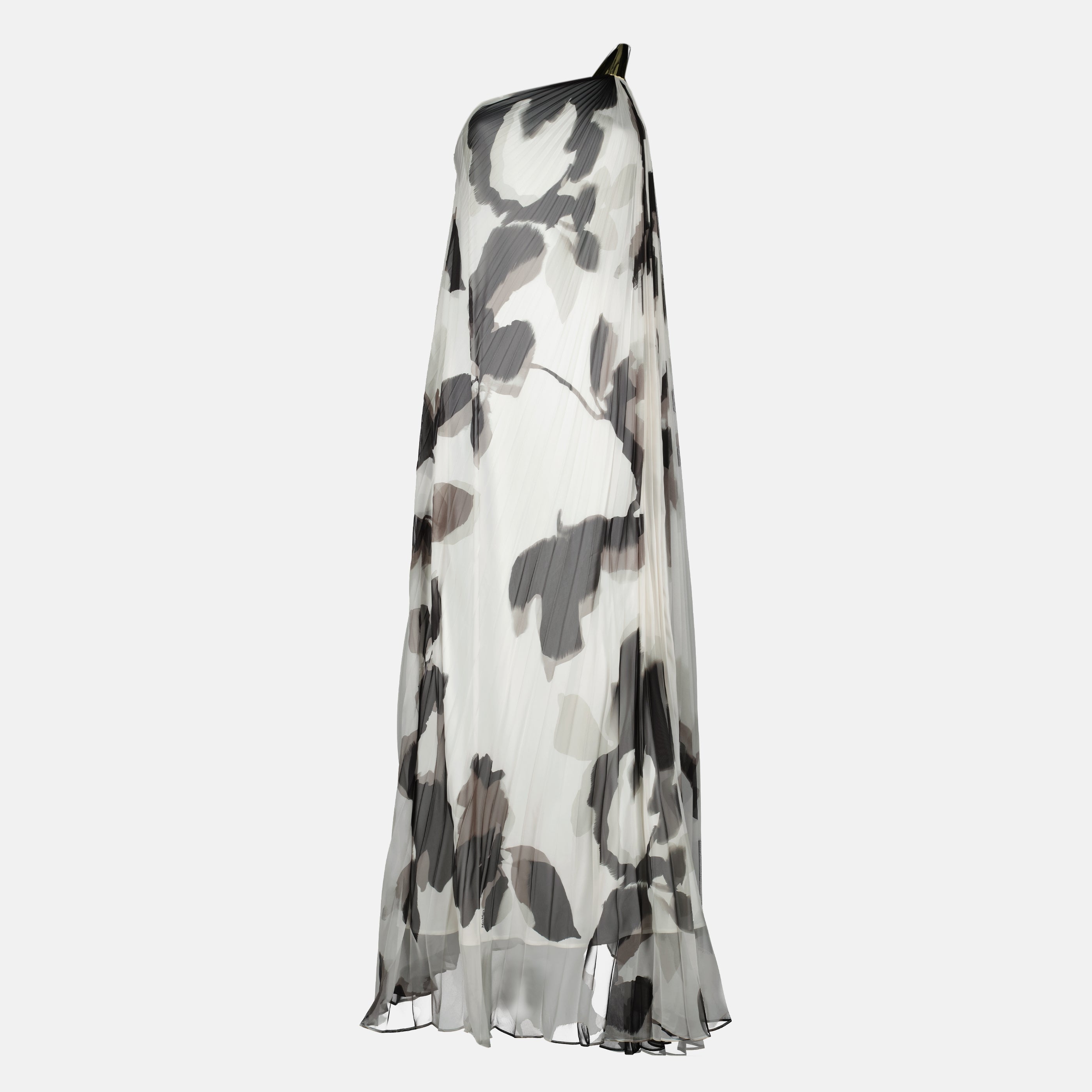 Imagem do Vestido Longo Impresso da Max Mara para Mulheres - Temporada Primavera-Verão 2026 - Vista Frontal