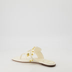 Offene schuhe Plaster Caster Sandalen Valentino Garavani Weiß Femme