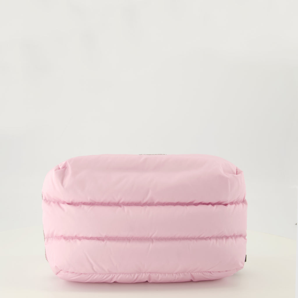 Imagem da bolsa de nylon rosa Caradoc da marca Moncler para Mulheres - Coleção Primavera-Verão 2026 - Vista Traseira