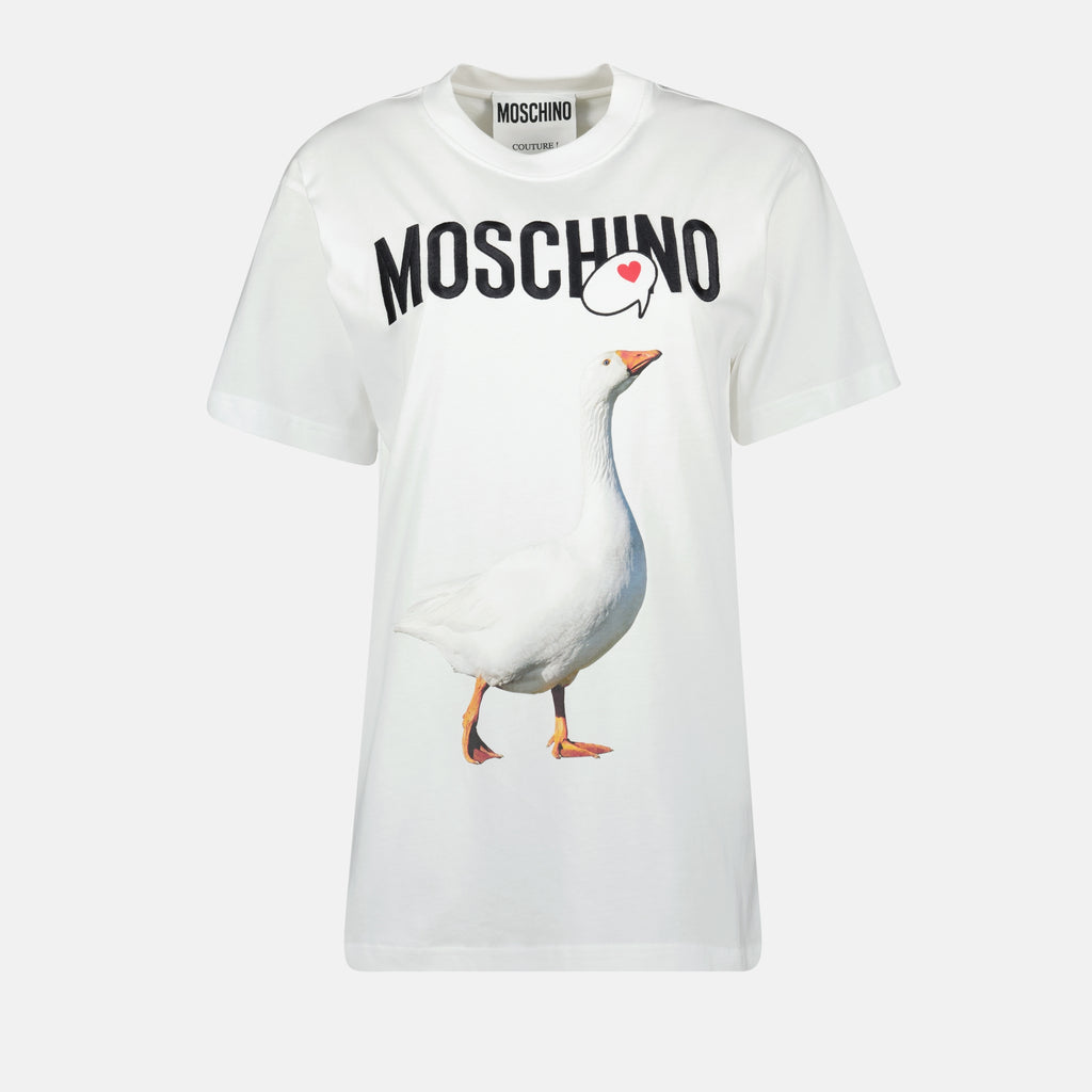 T-shirts T-shirt Oie Moschino Blanc Femme