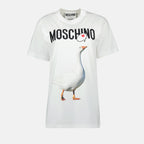 T-Shirts Goose T-Shirt Moschino Weiß Femme