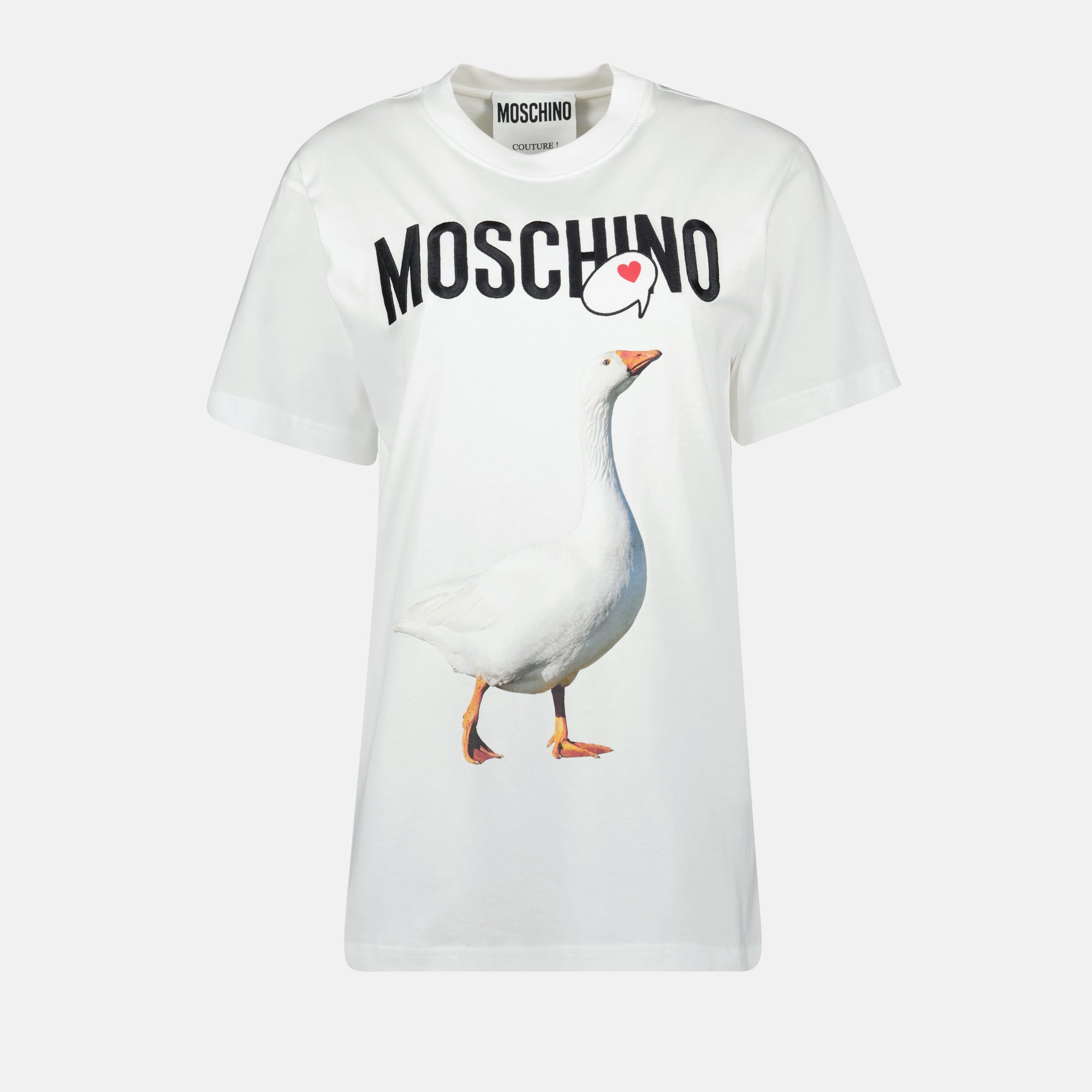 T-shirts T-shirt Oie Moschino Blanc Femme