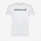 T-shirts T-shirt blanc Moncler Blanc Homme