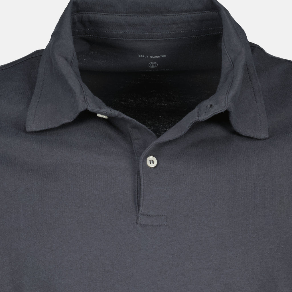 Image de l'article Polo Bruno gris foncé de la marque Officine Générale pour Homme - Saison Printemps-Été 2026 - Vue détaillée_1