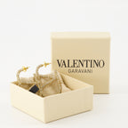 Bijoux Pendientes VLogo de metal y cristal Swarovski® Valentino Garavani Doré Femme