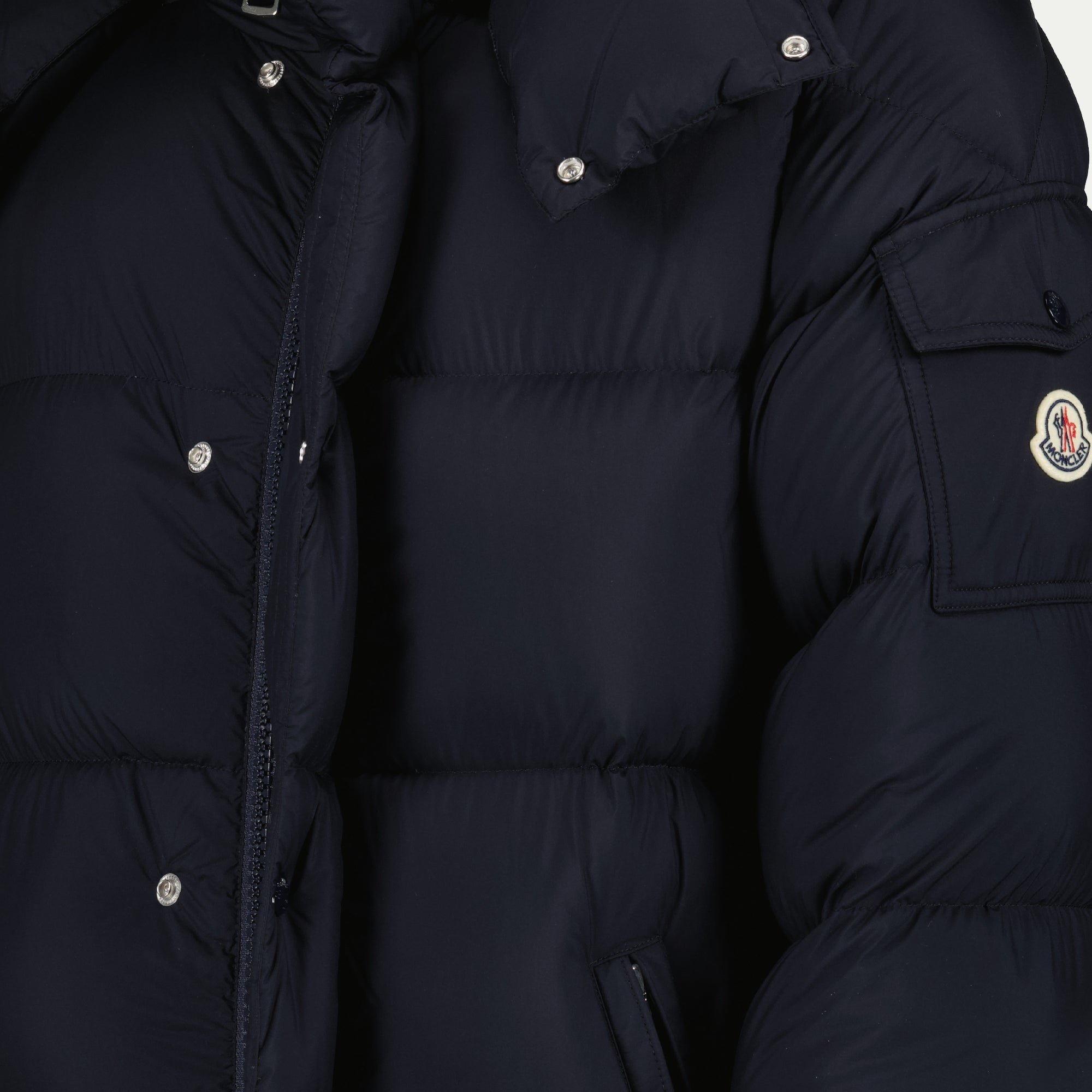 Manteaux Doudoune Hanoverian longue Moncler Bleu Homme