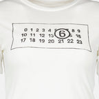 Tシャツ Numeric T-shirt Mm6 白 Femme