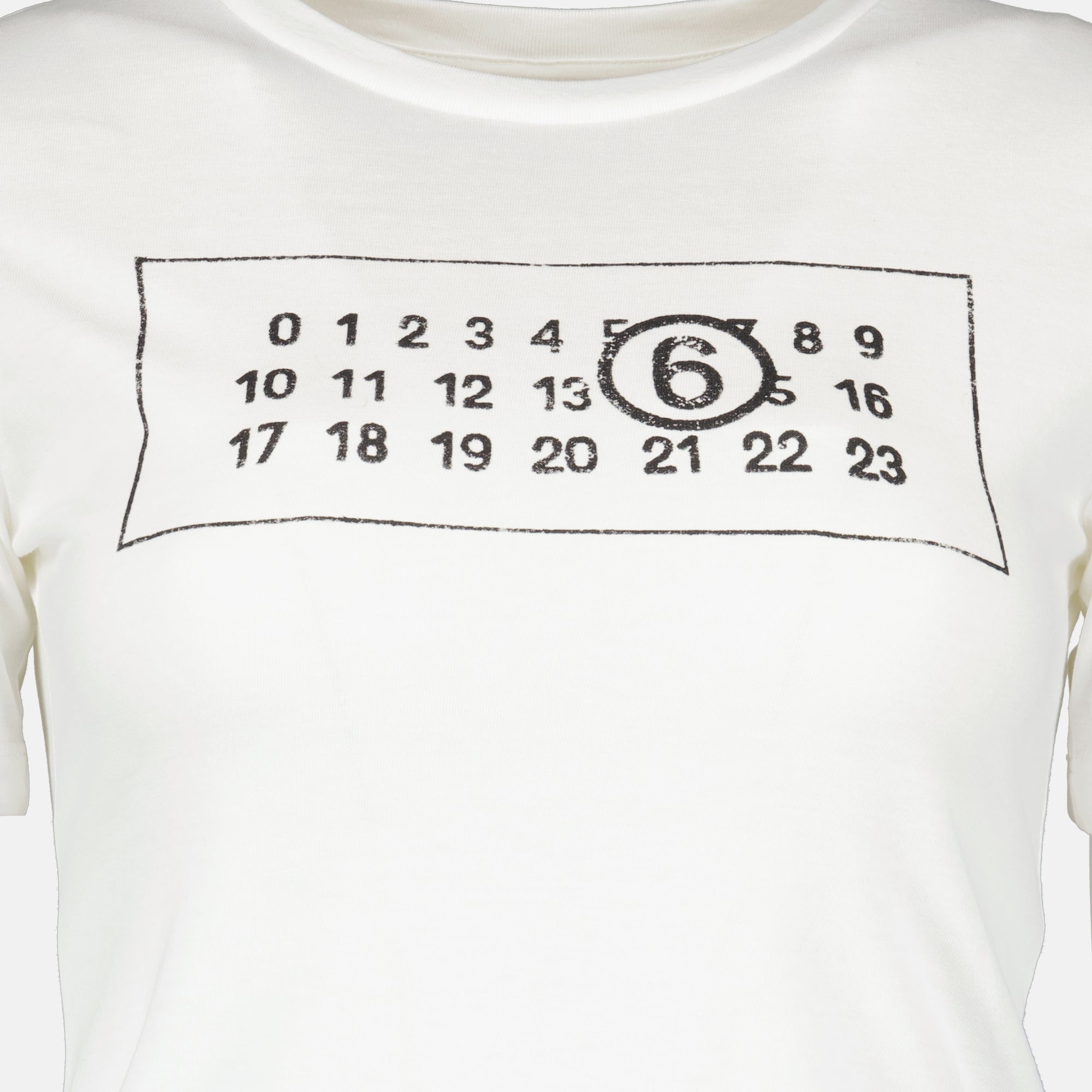 Tシャツ Numeric T-shirt Mm6 白 Femme