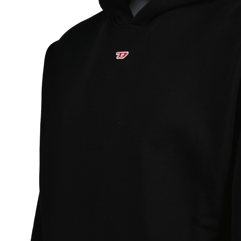 Moletons S-Boxt-Hood-D Sweatshirt com Capuz Diesel Preto Homme