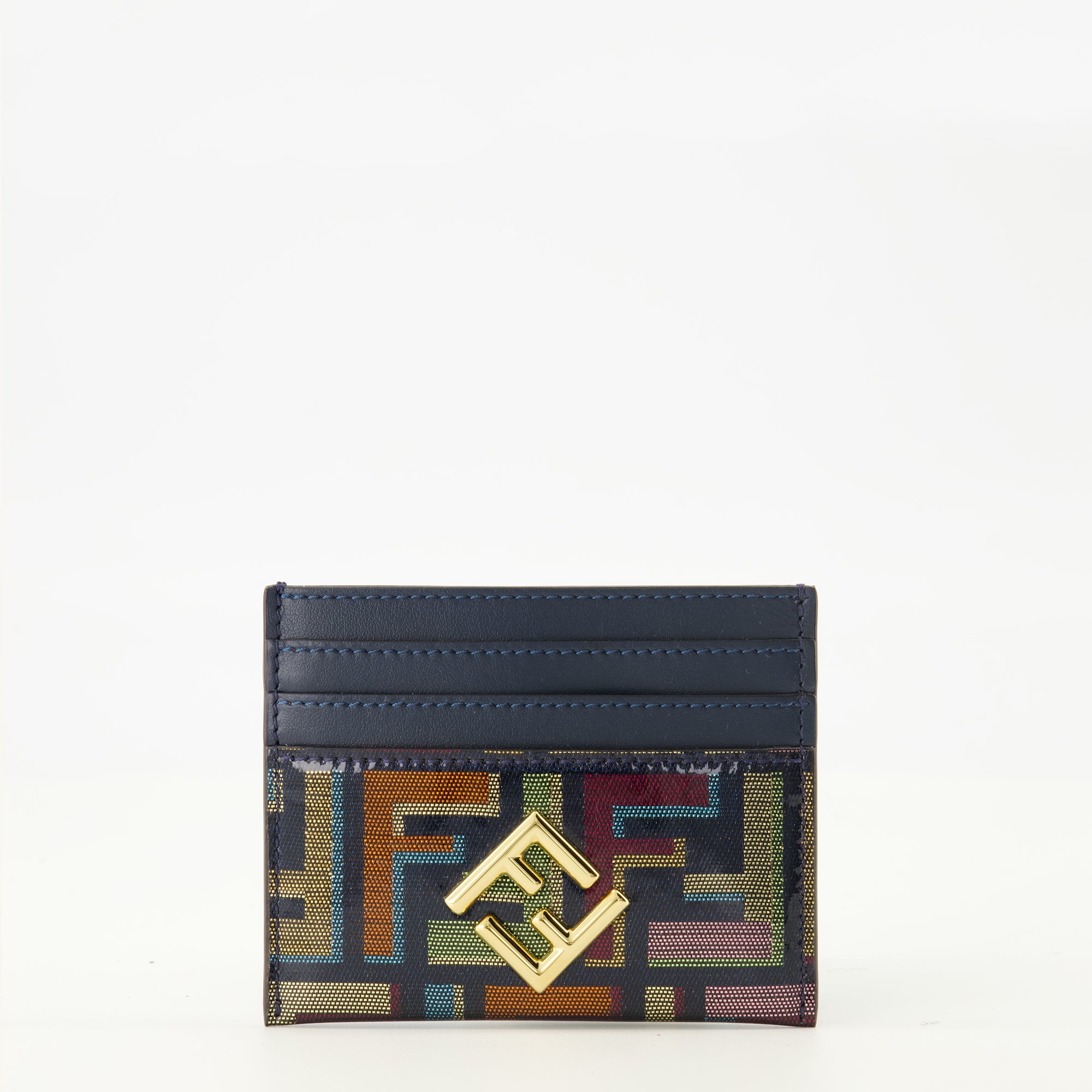 Image de l'article Portes-cartes FF Diamonds multicolore de la marque Fendi pour Femme - Saison Printemps-Été 2026 - Vue de Face