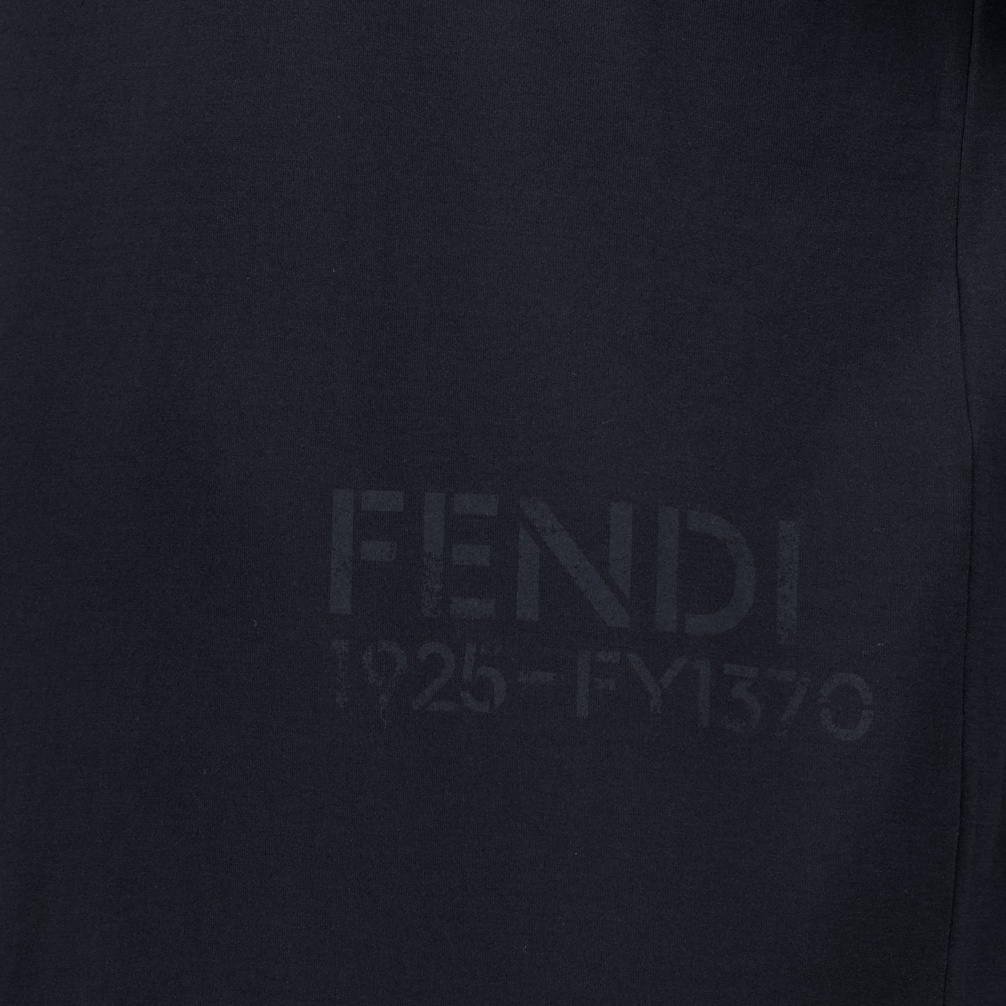 T-shirts 검은색 면 티셔츠 Fendi Noir Homme