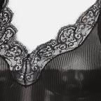 サンロランの女性用シルクトップの画像 - 2025年秋冬シーズン - 詳細ビュー_3