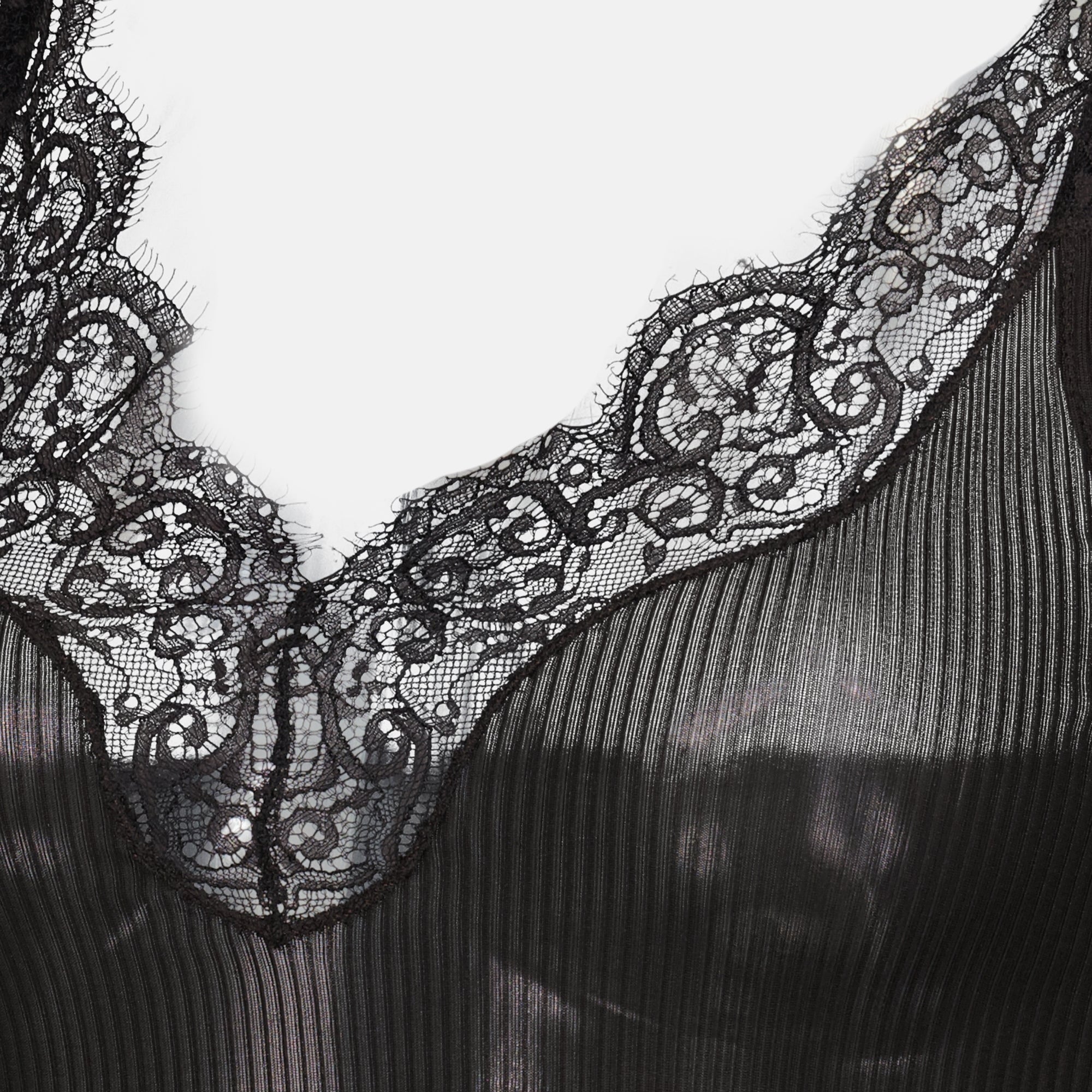 サンロランの女性用シルクトップの画像 - 2025年秋冬シーズン - 詳細ビュー_3