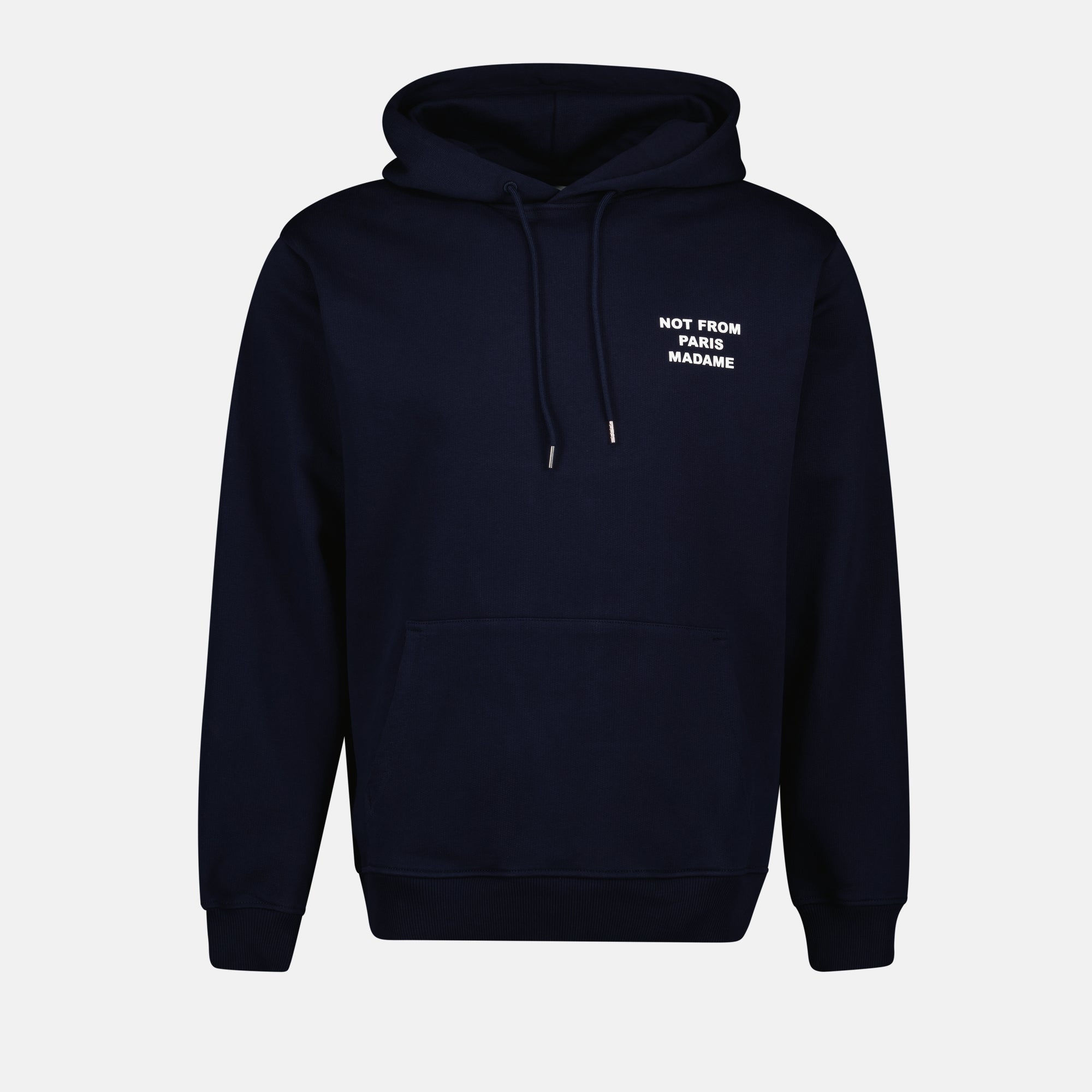 Sweatshirts Navy Blau Slogan Hoodie Drole De Monsieur Dunkelblau Homme