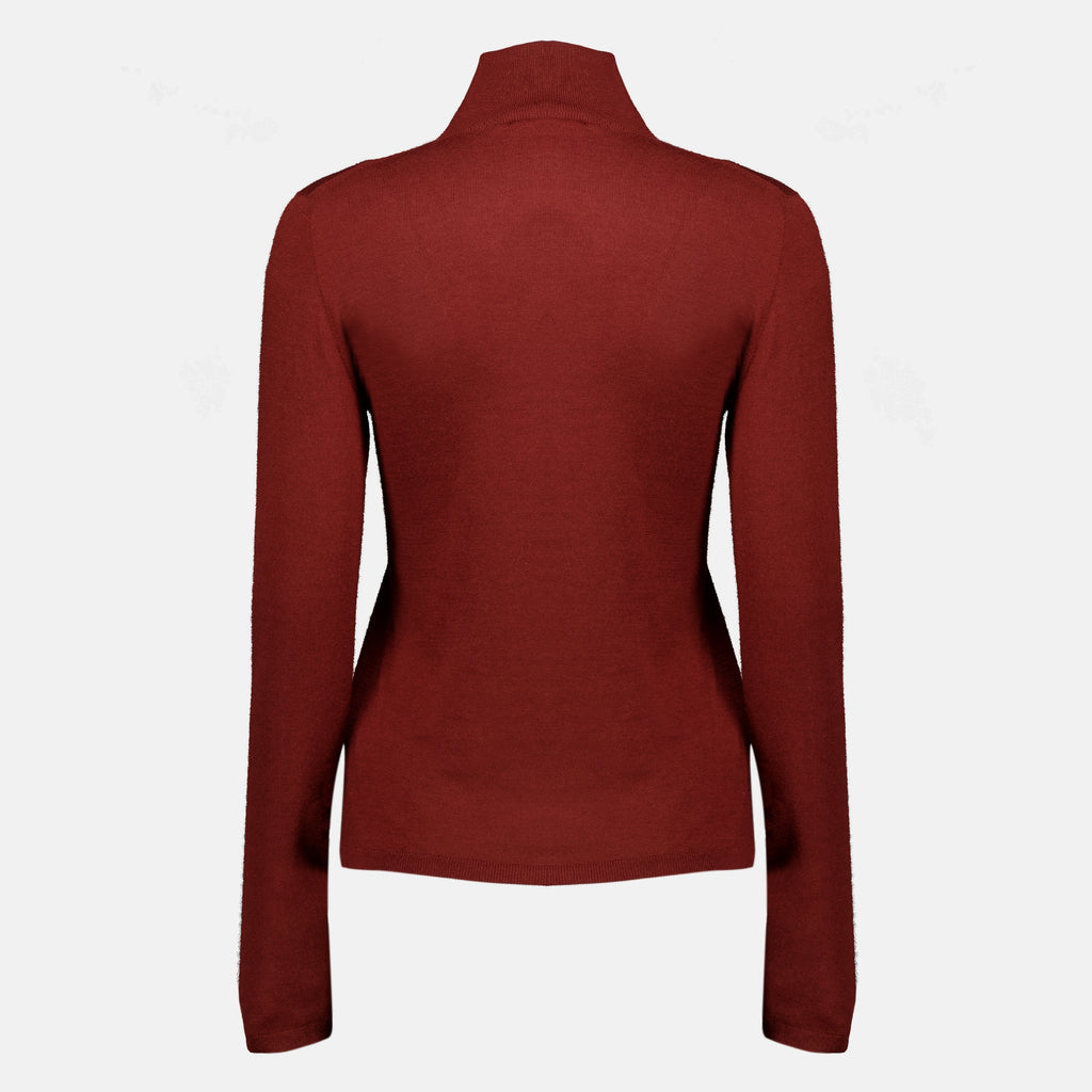 Maille Pulôver Vermelho de Gola Alta Max Mara Rouge Femme