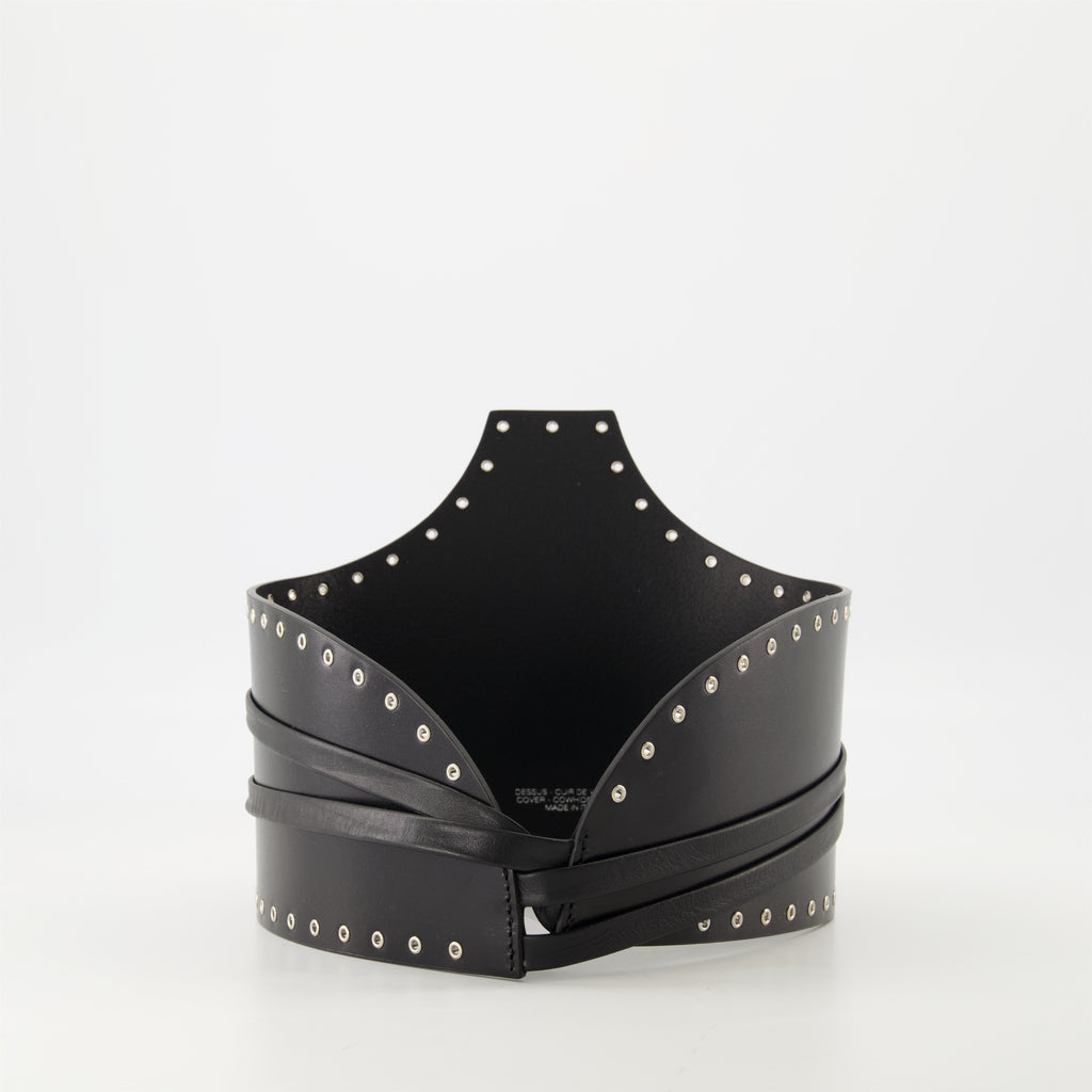 Cintos Ceinture en cuir Lanny Iro Preto Femme