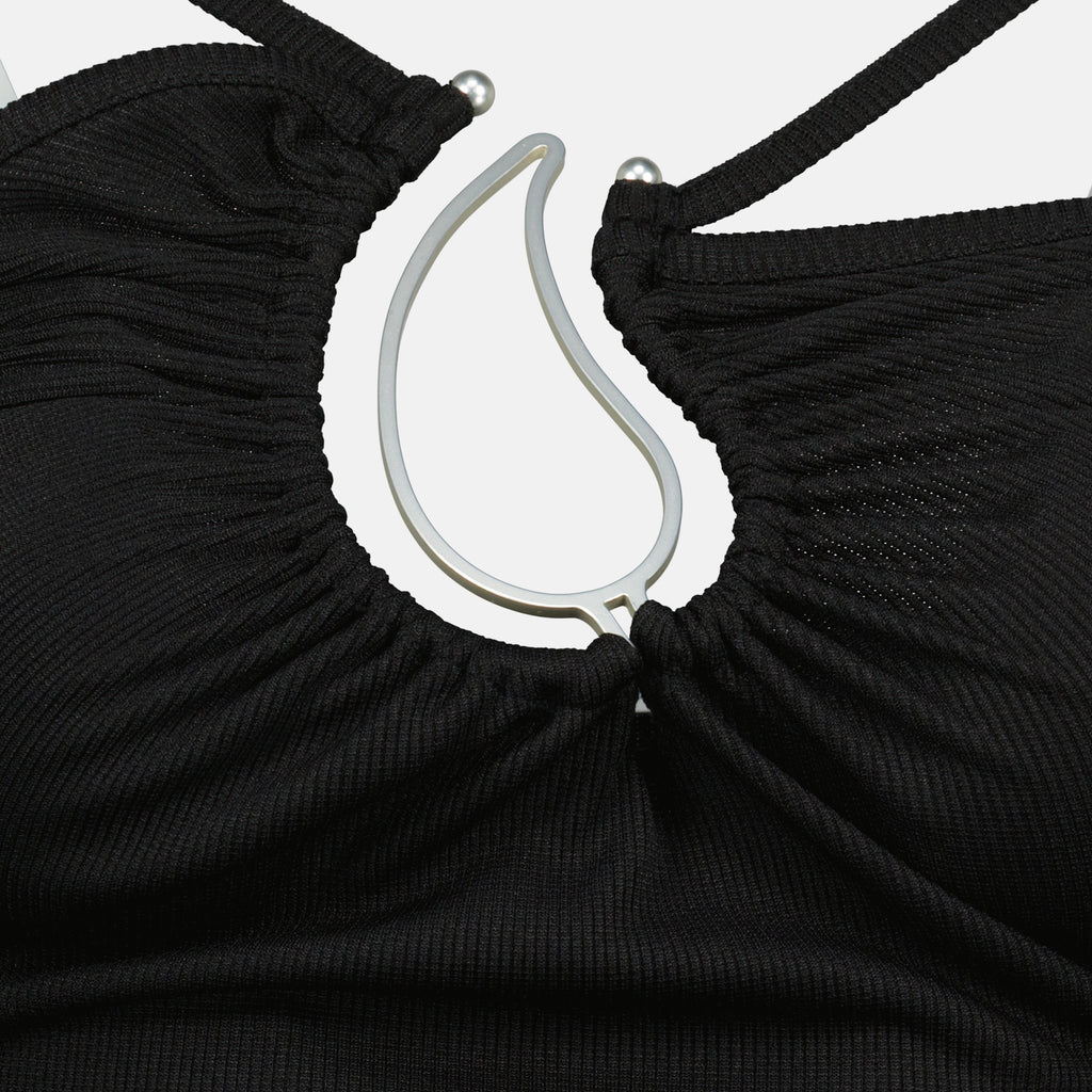 Tops Haut à motif cachemire Christopher Esber Noir Femme