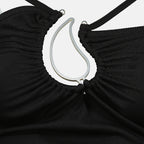 Tops Haut à motif cachemire Christopher Esber Noir Femme