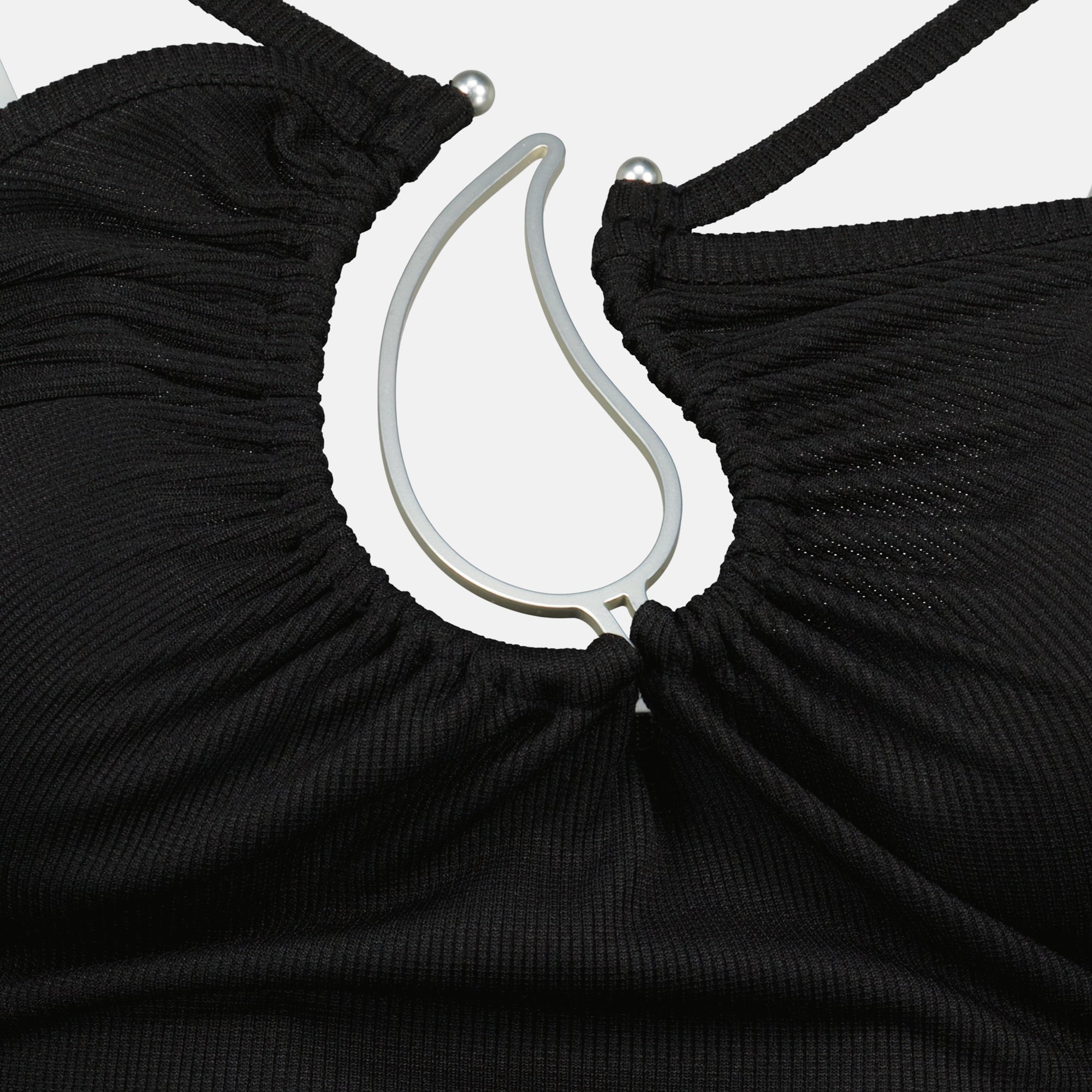 Tops Haut à motif cachemire Christopher Esber Noir Femme