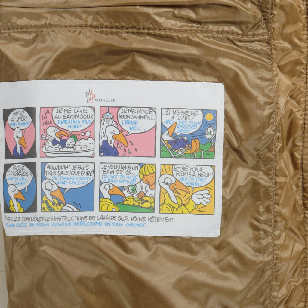 Vestes Doudoune sans manches Tibb Moncler Beige Homme