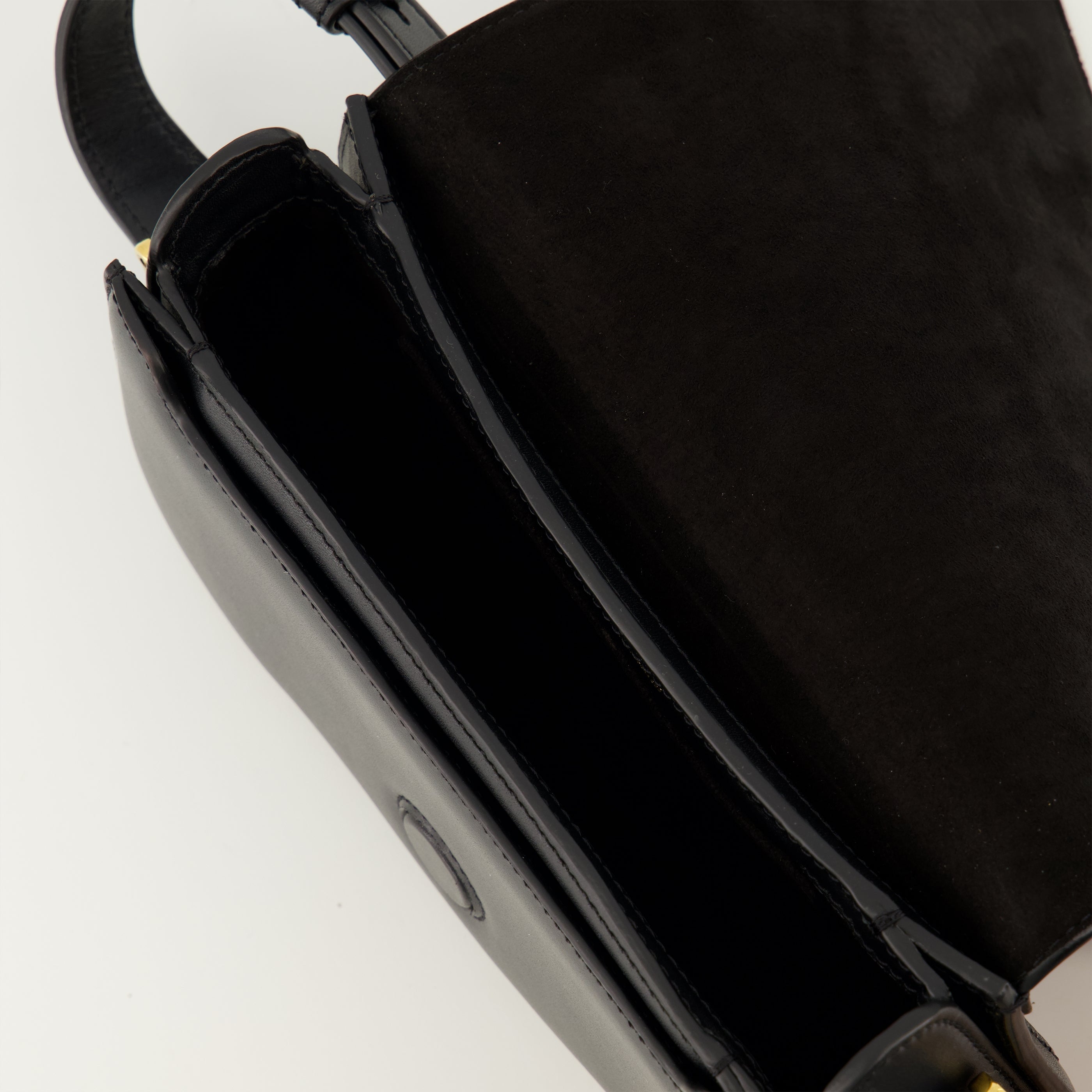 Image de l'article Sac épaule Paris Paris noir en cuir de la marque Ami PARIS pour Unisex - Saison Printemps-Été 2026 - Vue détaillée_3