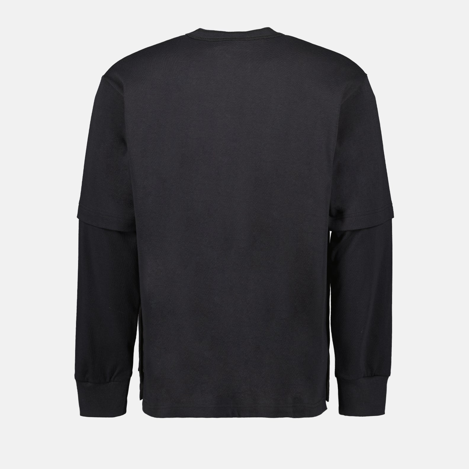 Felpe Felpa in Jersey di Cotone Sacai Grigio Homme