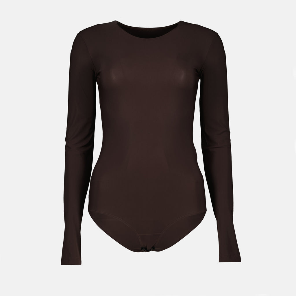 Image de l'article Body en nylon de la marque Mm6 pour Femme - Saison Automne-Hiver 2025 - Vue de Face