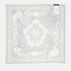 Écharpes, foulards et gants Foulard Barocco Sea Versace Bleu Femme