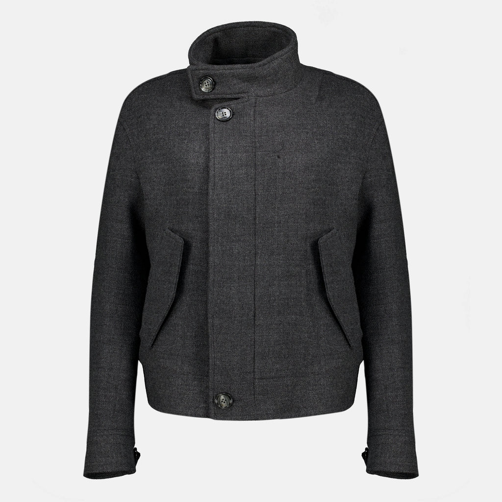 Vestes Blouson Harrington gris Ami PARIS Gris Unisexe