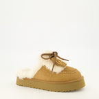 Chaussures ouvertes Disquette Heritage Beige Mules Ugg Marron Femme