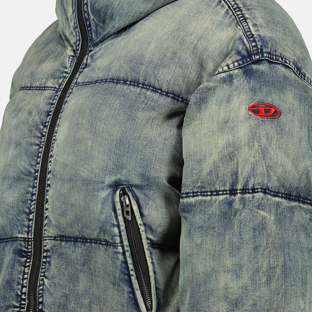 Manteaux Doudoune W-Aves Diesel Bleu Femme